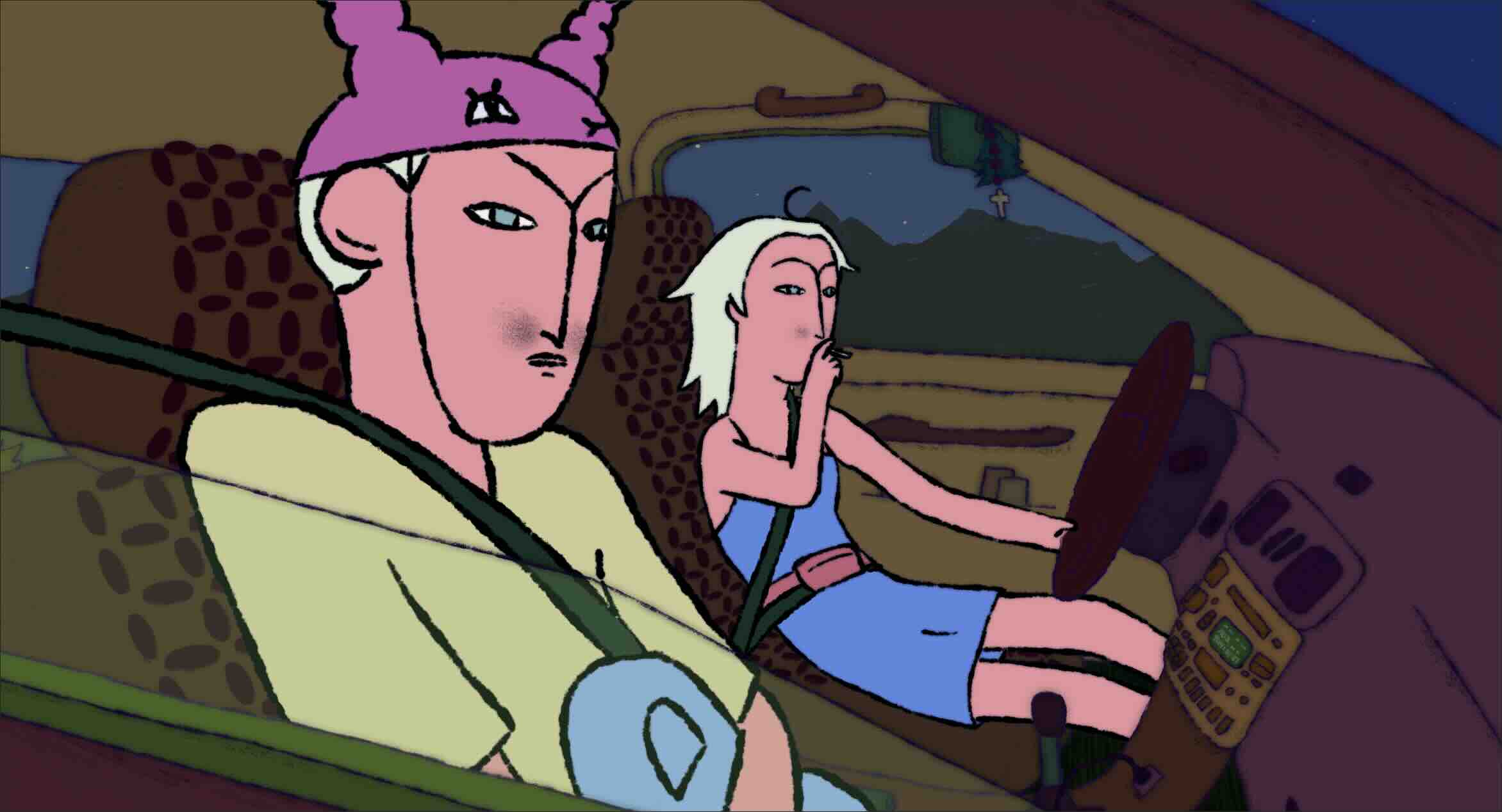 characters in car